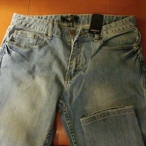 Man's Forever 21 skinny jeans
